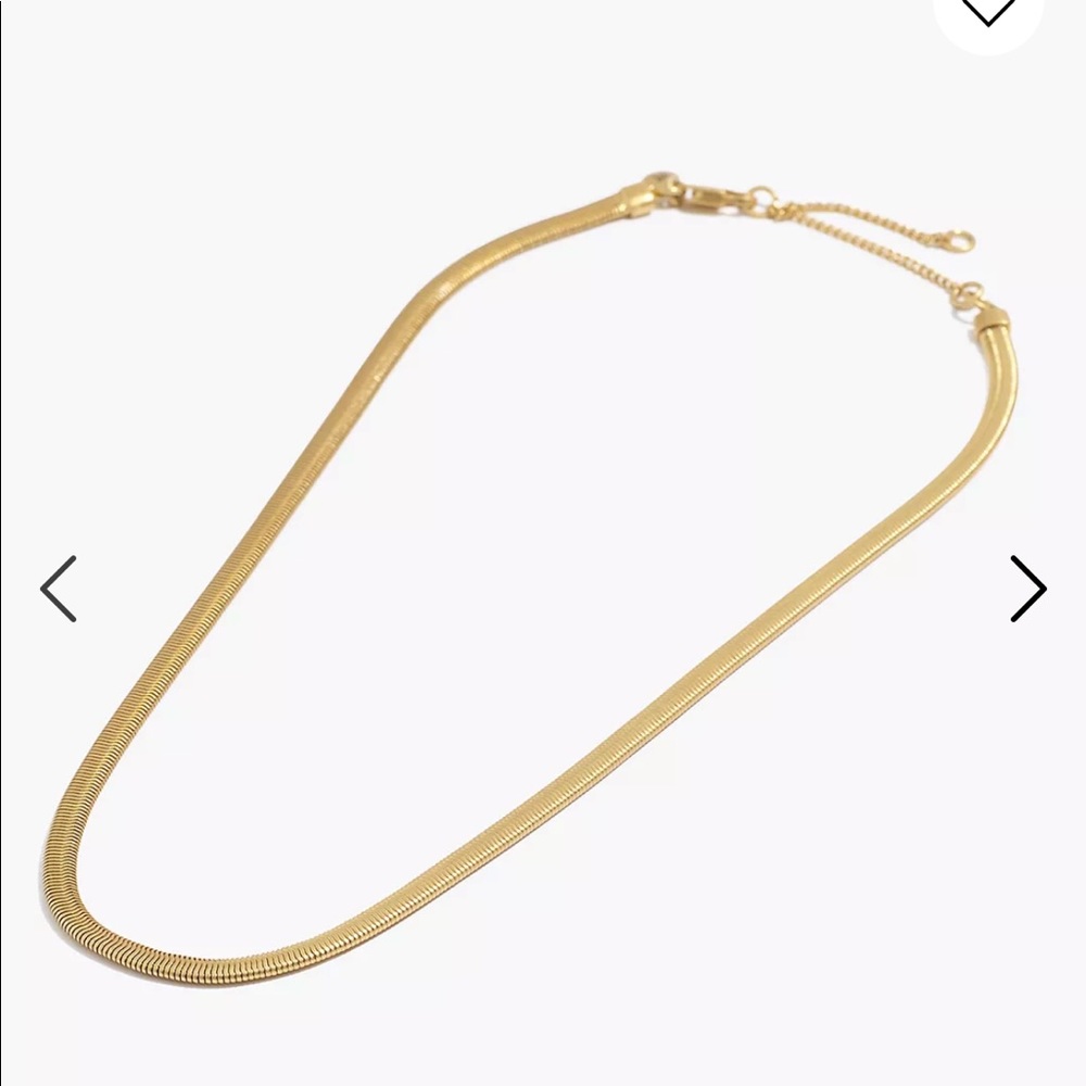 Madewell herringbone chain necklace